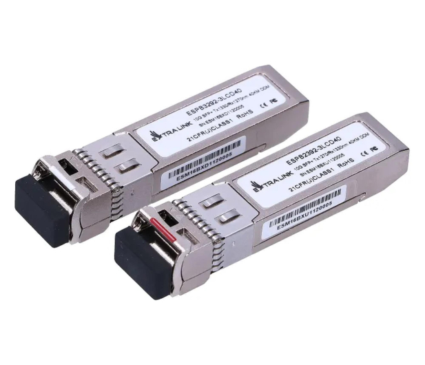 ExtraLink SFP+ 10G+ WDM 10Gbps jednomodowy 40km LC PARA - 1543008 - zdjęcie